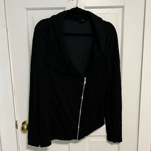 Black zip up sweater